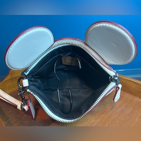 Disney x Coach Mickey Mouse Ears Wristlet Clutch LE F59529